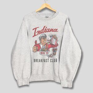 Vintage 90s Indiana University Sweatshirt, NCAA Indiana Hoosiers Basketball Tee